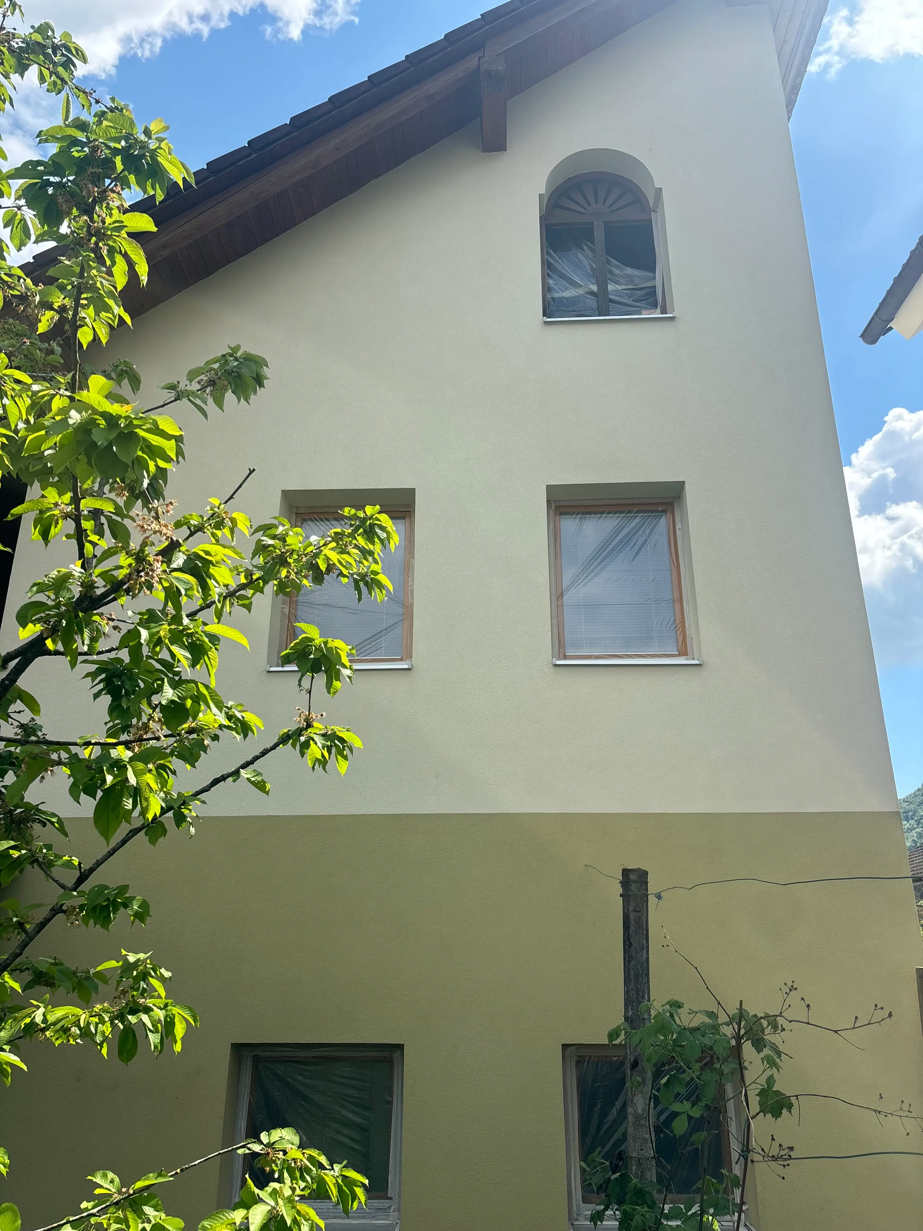 Fasada po čiščenju